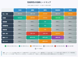 性格で"結果"は変わる：収入・幸福・仕事・犯罪・離婚を予測するビッグファイブ